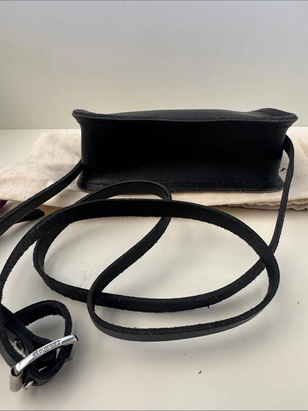 The Cambridge Satchel Company Black and White Mini Satchel